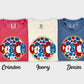 American Floral CUSTOM Name