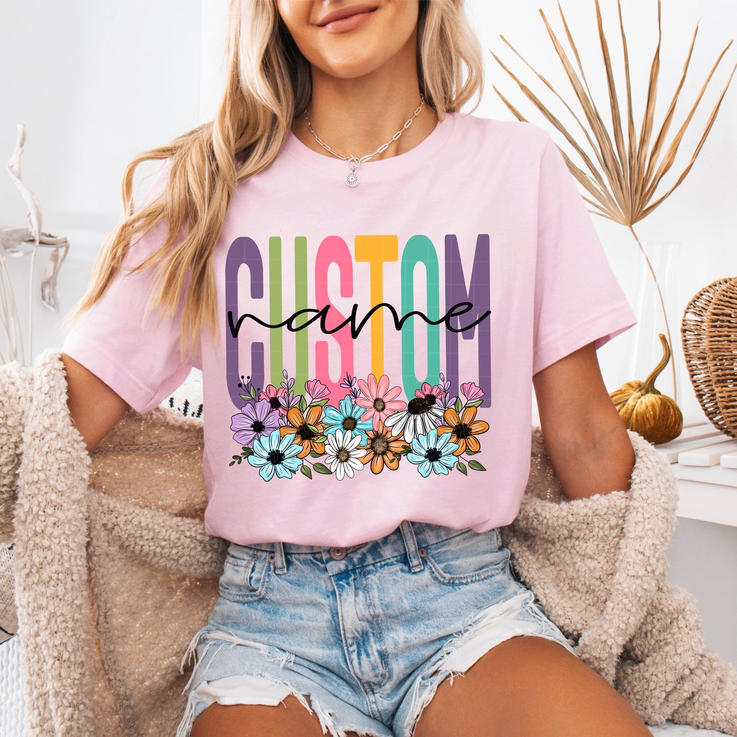 Spring Floral Name - Custom
