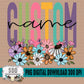 Spring Floral Name - Custom