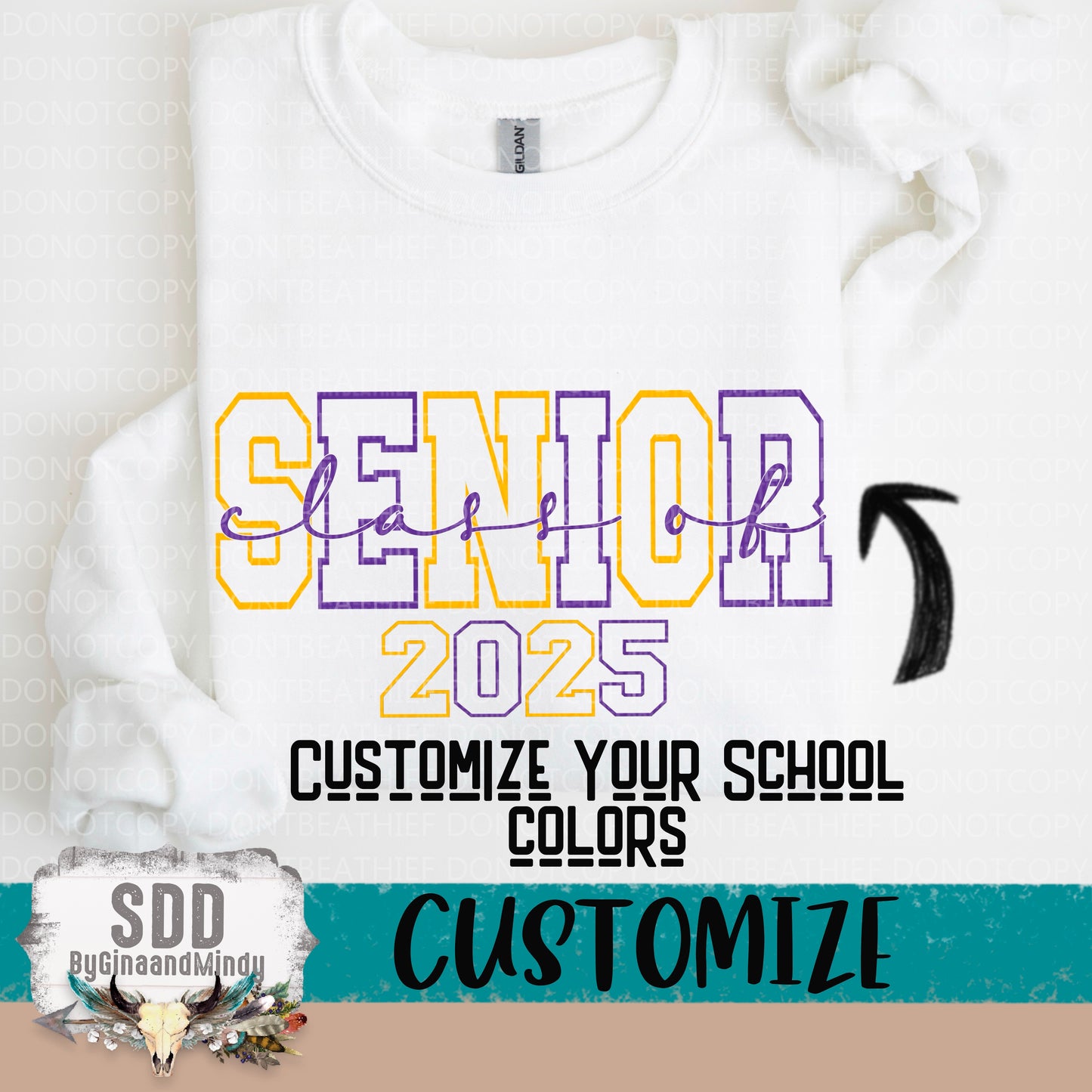 Senior 2025 (CUSTOM Color Request)