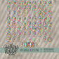 Daisy Daydream Alpha (3 Sets Aa-Zz, 0-9, Special Characters)