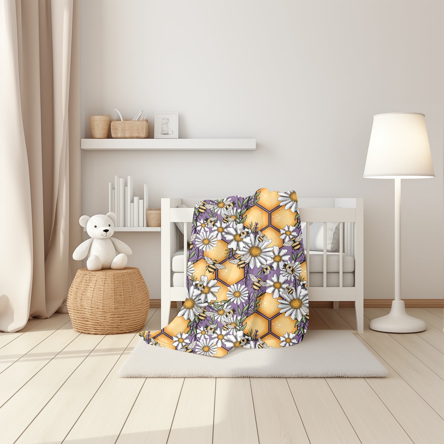 Daisy Honeycomb Bee Seamless Bundle