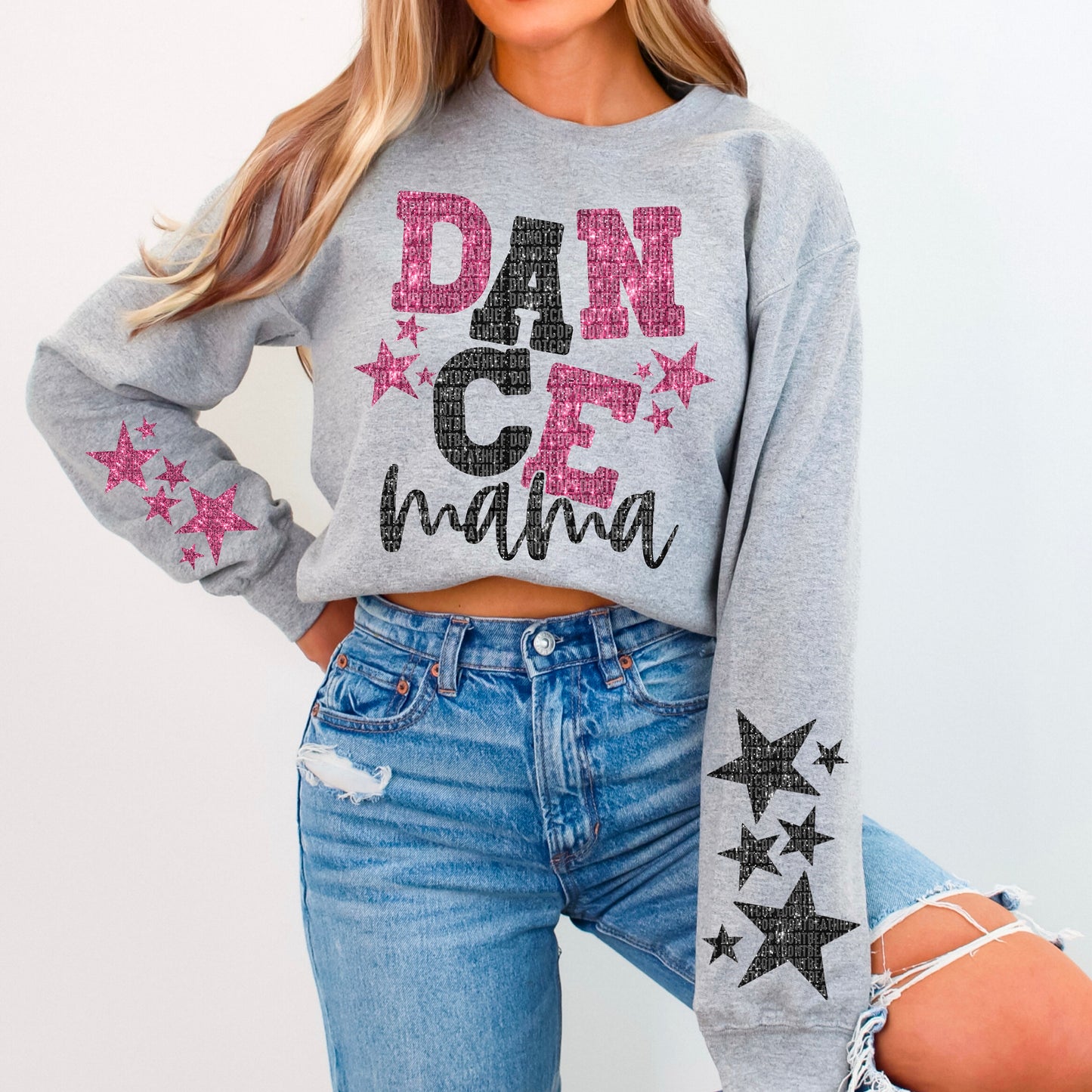 Dance Mama Bundle With Stars; Pink & Black