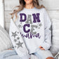 Dance Mama Bundle With Stars; Purple & Silver (White)