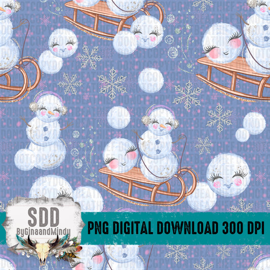 Dashing through the Snow Seamless Bundle