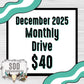 2025 December Monthly Drive