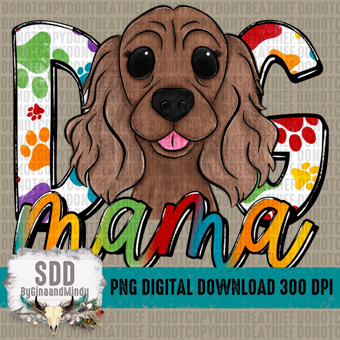 Dog Mama Cocker Spaniel