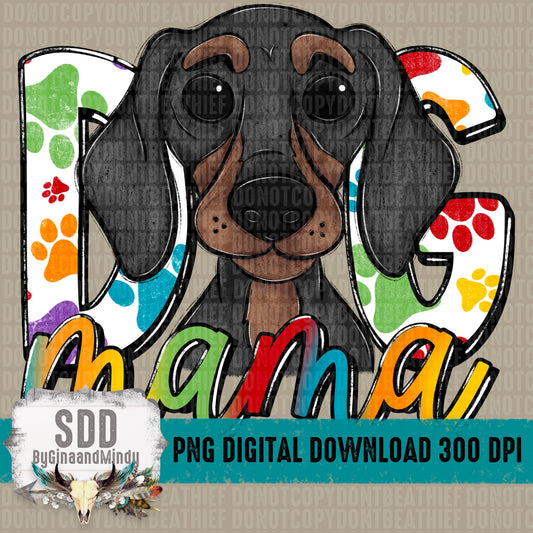 Dog Mama Daschund