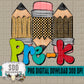Doodle Pencil Collection Boy; Pre K