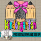 Doodle Pencil Collection Girl; Kindergarten