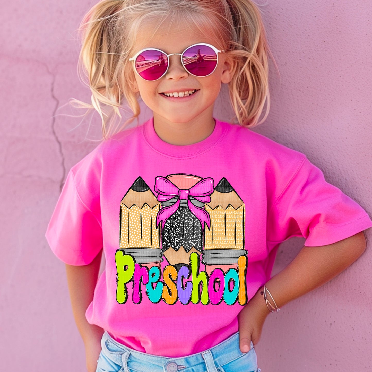 Doodle Pencil Collection Girl; Preschool