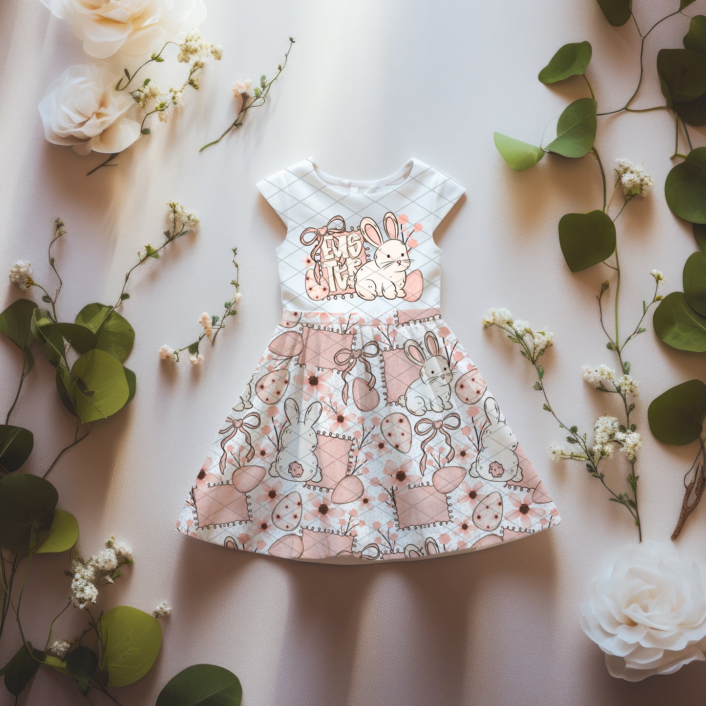 Soft Pink Easter Seamless Bundle