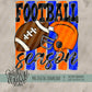 Football Collection (Blue & Orange)