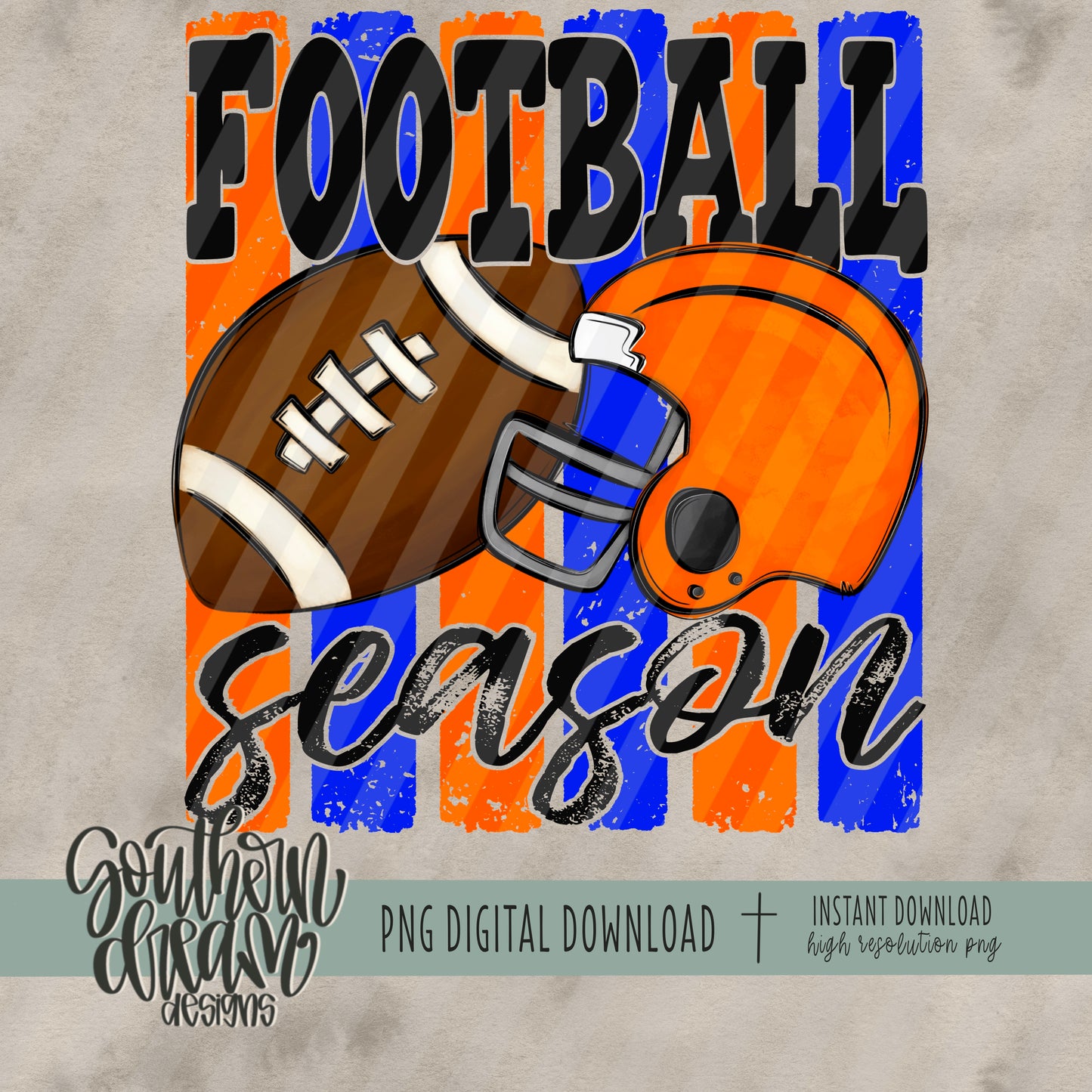 Football Collection (Blue & Orange)