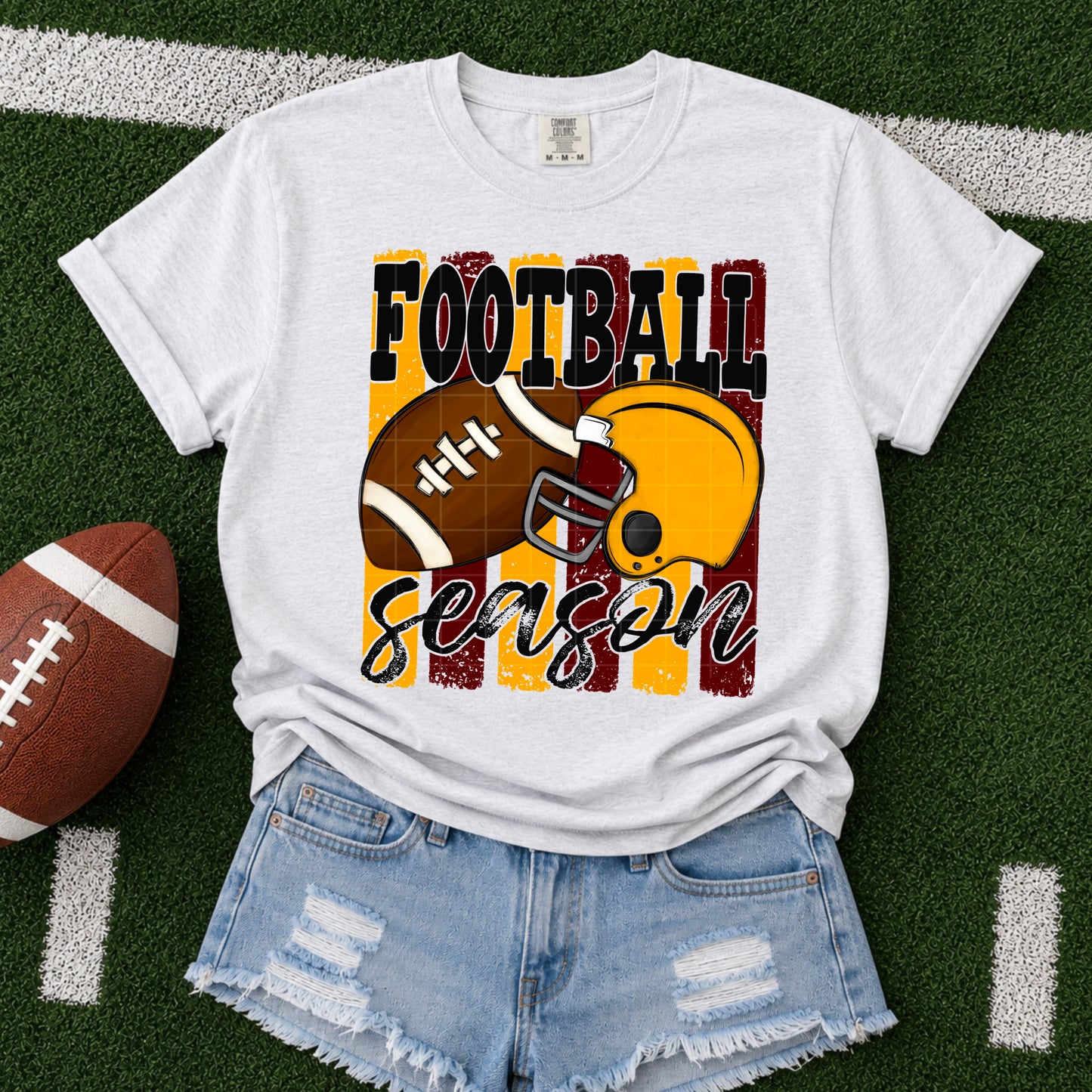Football Collection (Burgundy &  Yellow Gold)