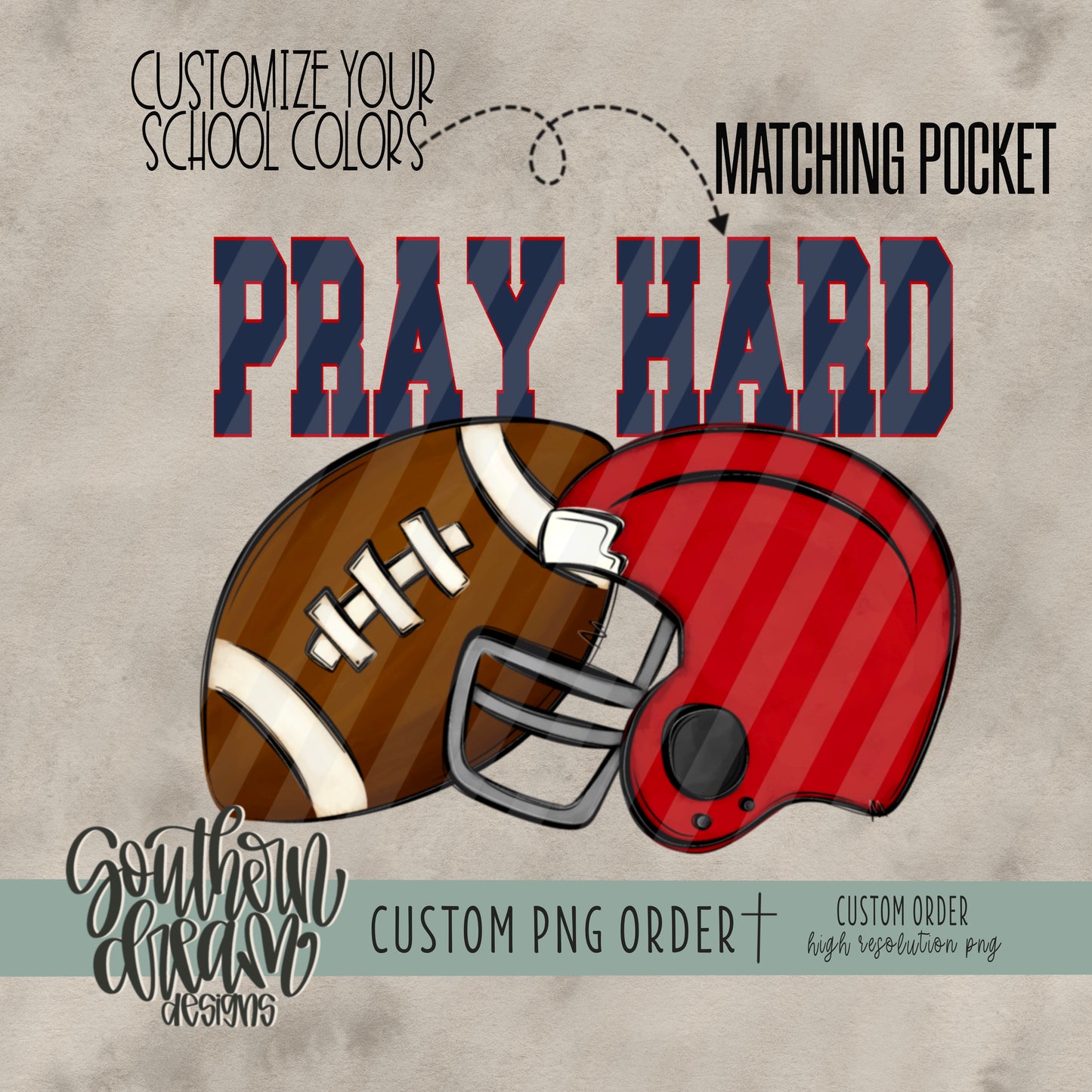Faith Football Spirit Wear (CUSTOM) (Front & Back)