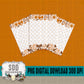 Fall Bows Printable Stationary