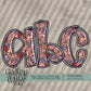 Fall Floral Dottie Doodle Alpha (1 Set Aa-Zz, 0-9, Special Characters)
