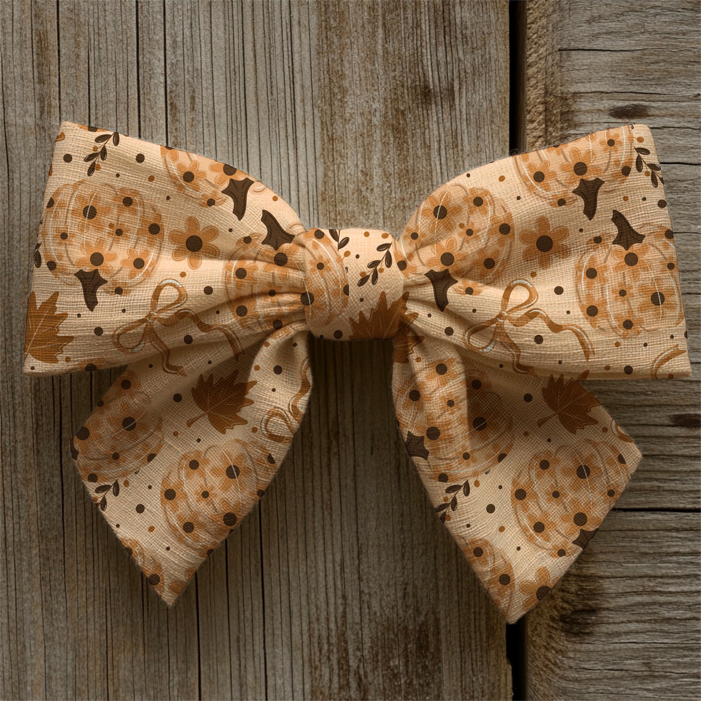 Fall Floral Pumpkins Seamless Bundle