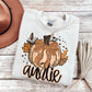Fall Glitter Pumpkin; Auntie