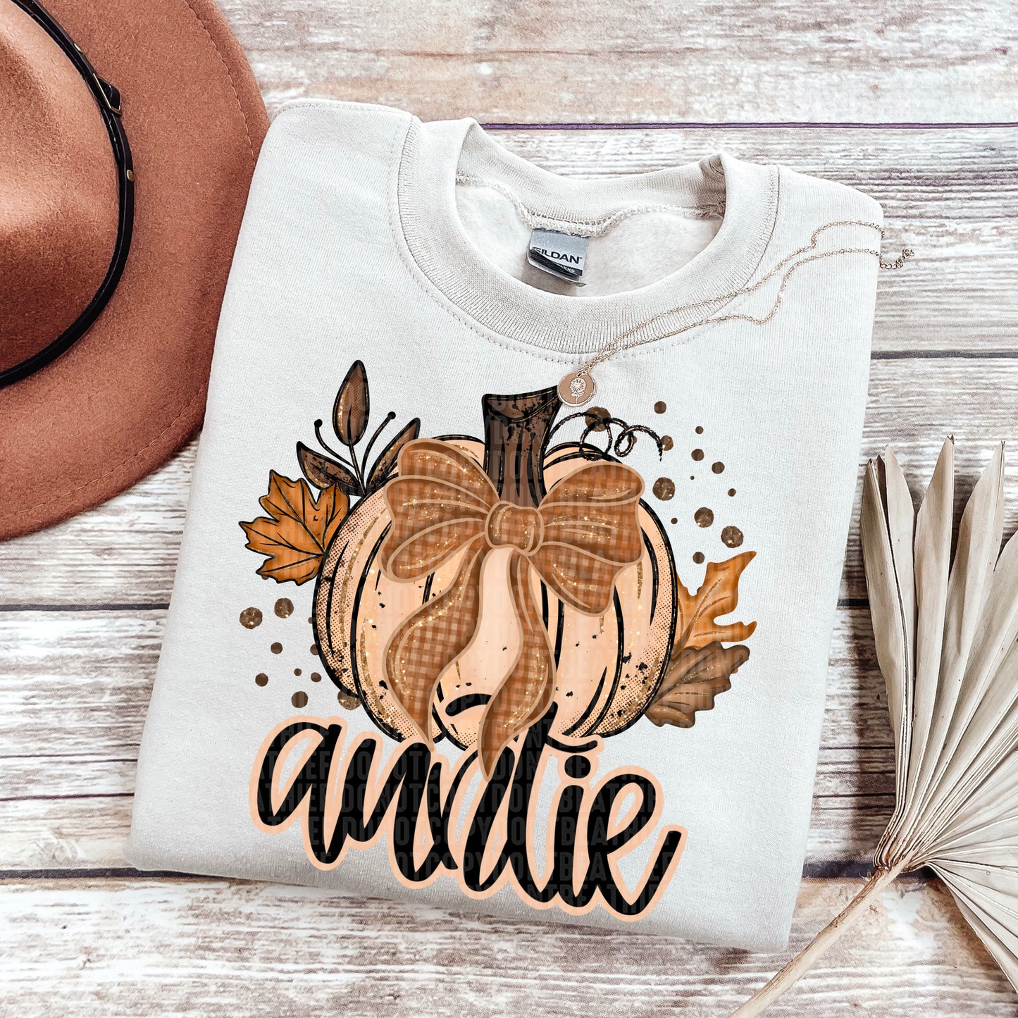 Fall Glitter Pumpkin; Auntie