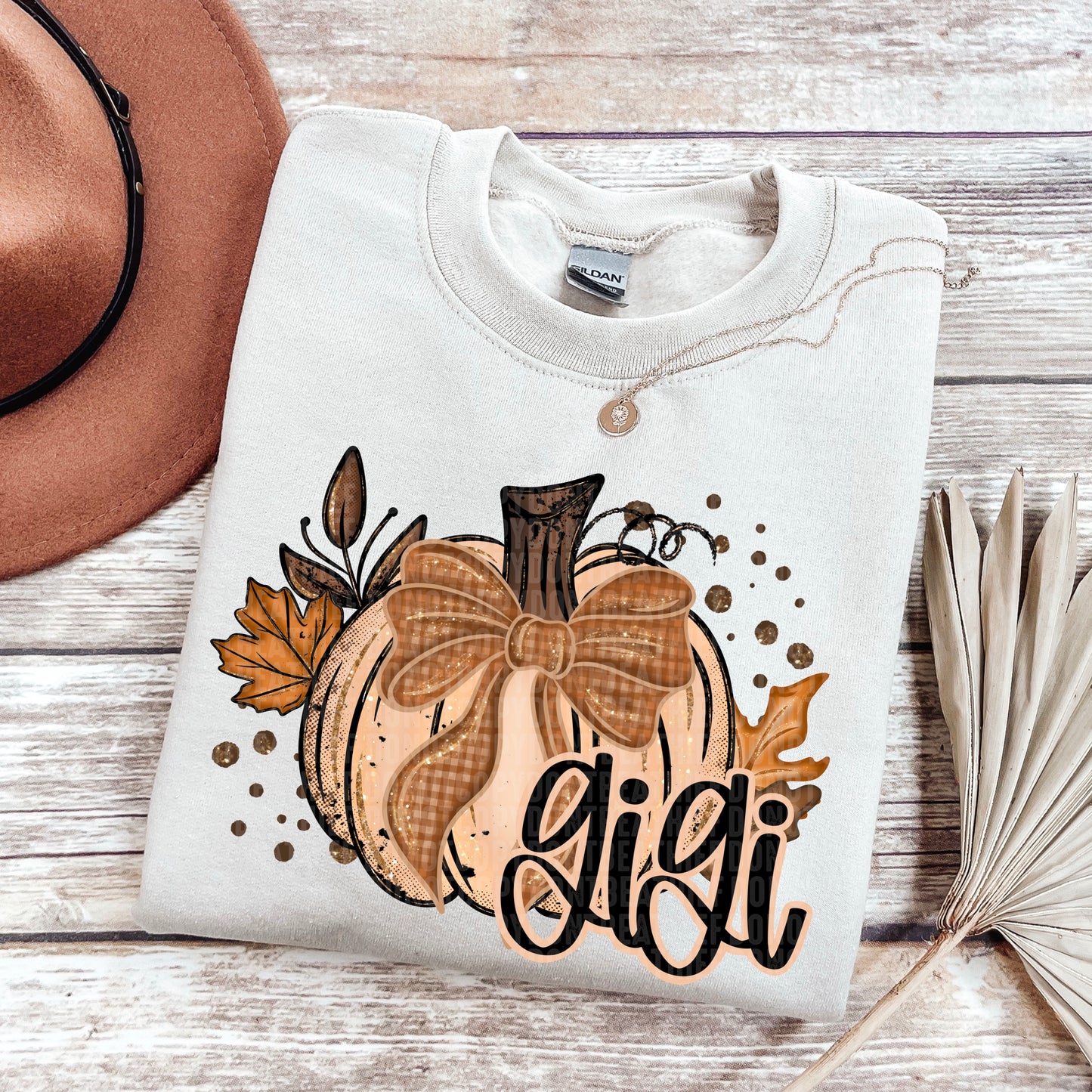 Fall Glitter Pumpkin; Gigi