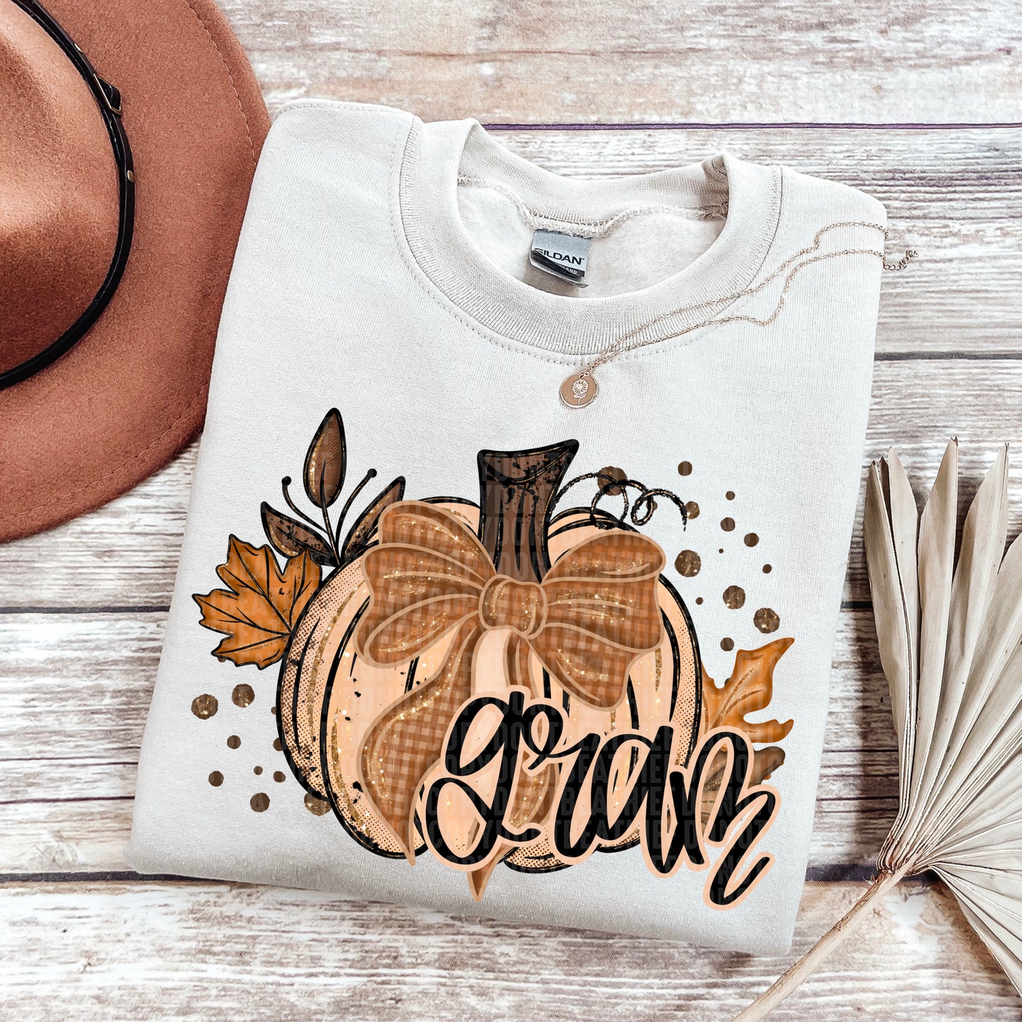 Fall Glitter Pumpkin; Gram