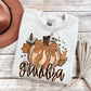 Fall Glitter Pumpkin; Grandma