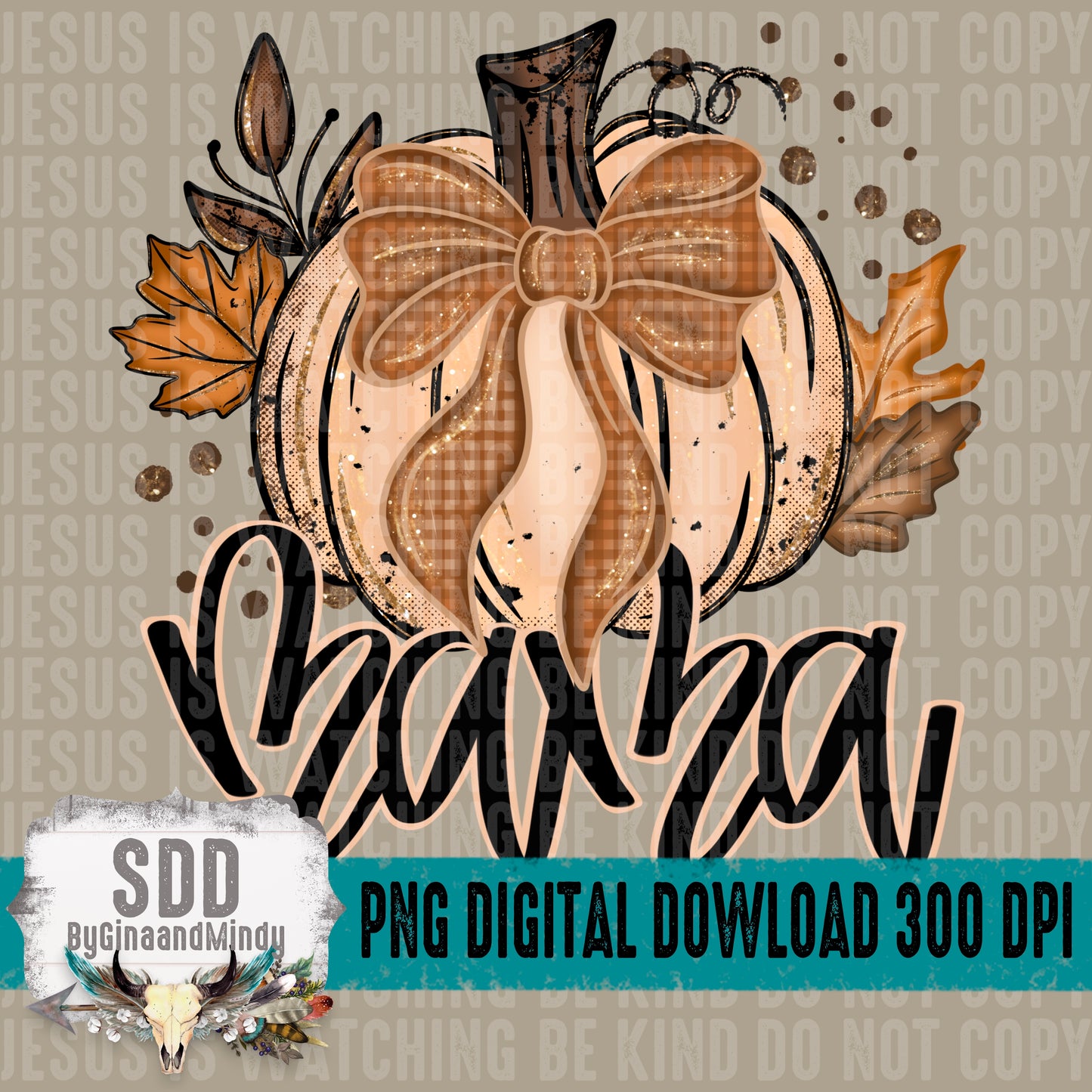 Fall Glitter Pumpkin; Mama & Mini Bundle