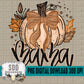 Fall Glitter Pumpkin; Mama