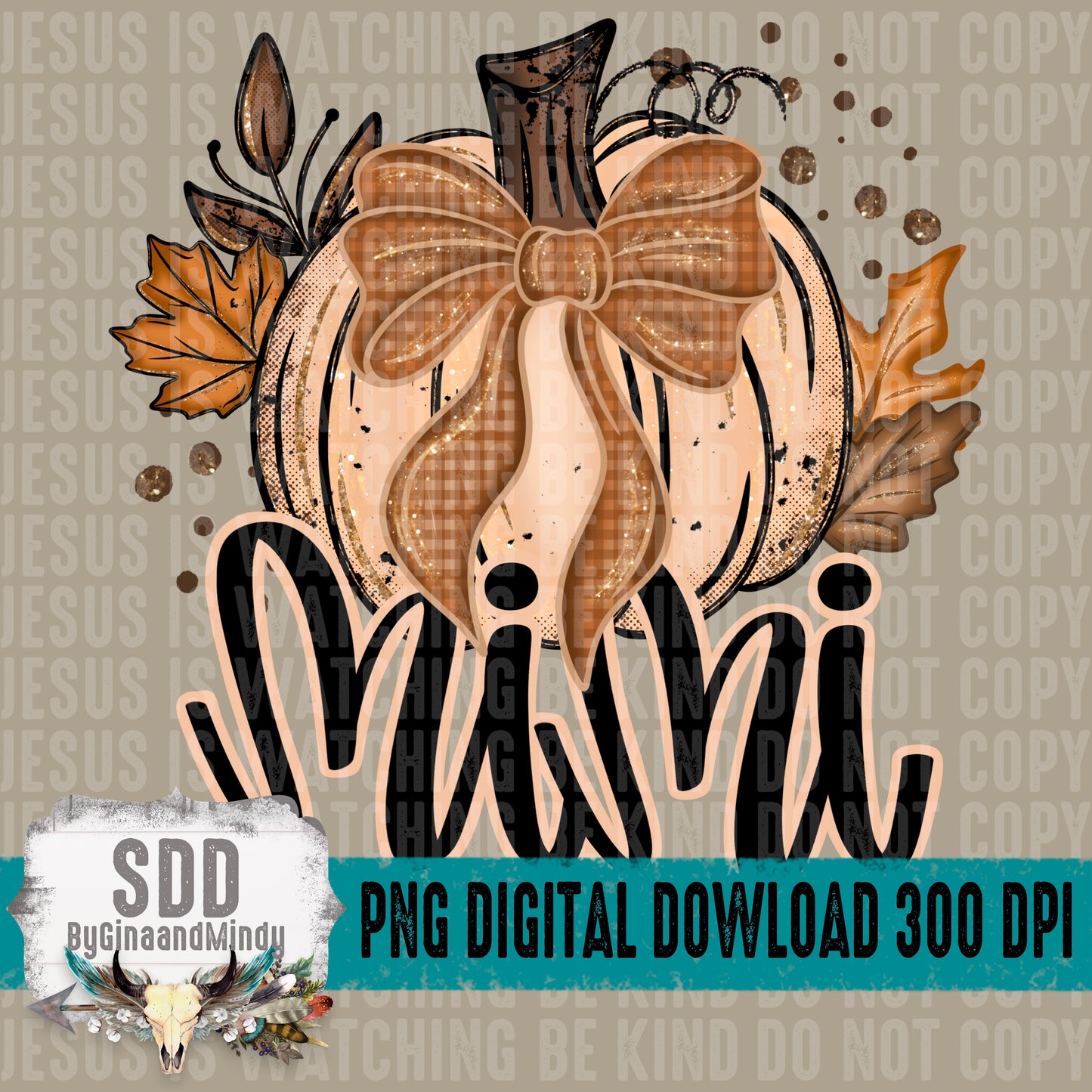 Fall Glitter Pumpkin; Mimi