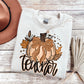 Fall Glitter Pumpkin; Teacher