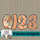 Fall Patches & Doodle Alpha (4 Set Uppercase & Lowercase, 0-9, + Special Characters)
