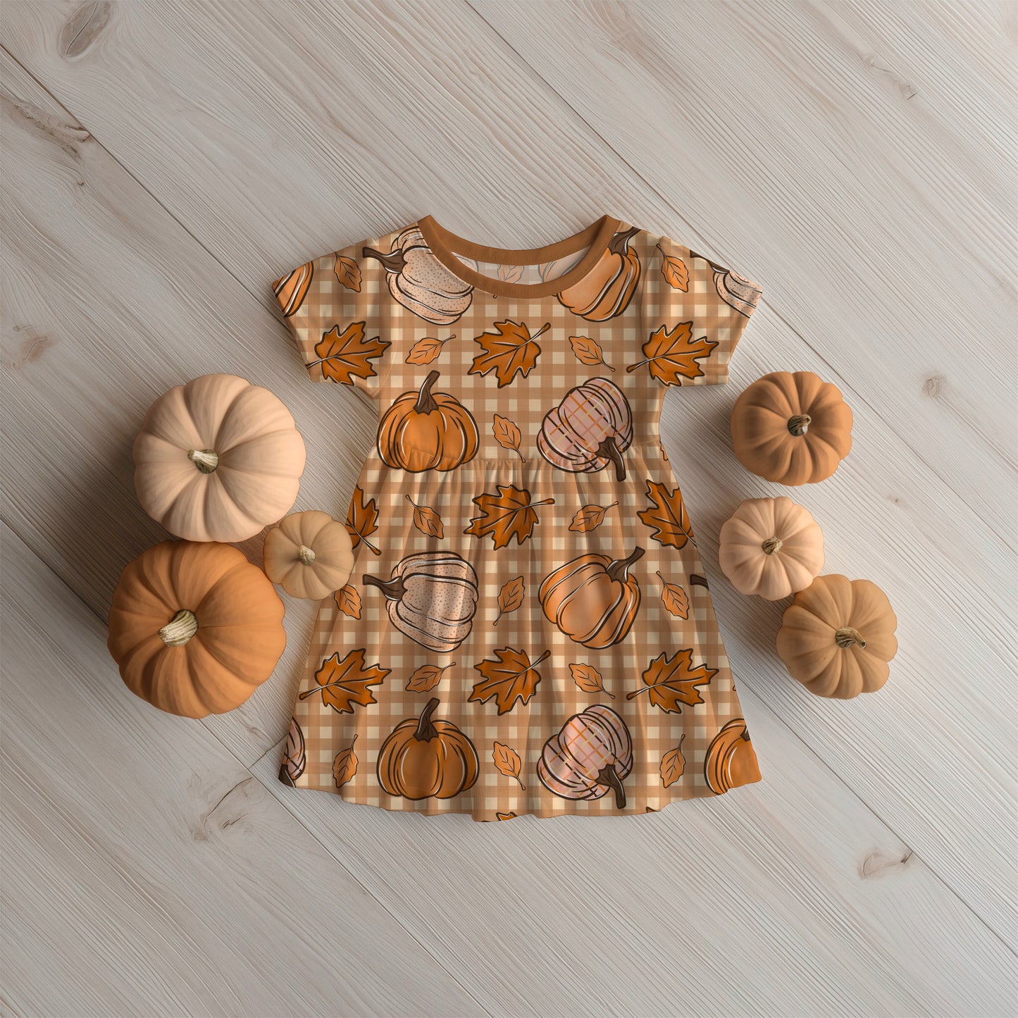 Fall Pumpkin Plaid Seamless Bundle