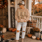 Fall Pumpkin Polka Dots