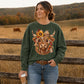 Fall Sunflower Highland Cow