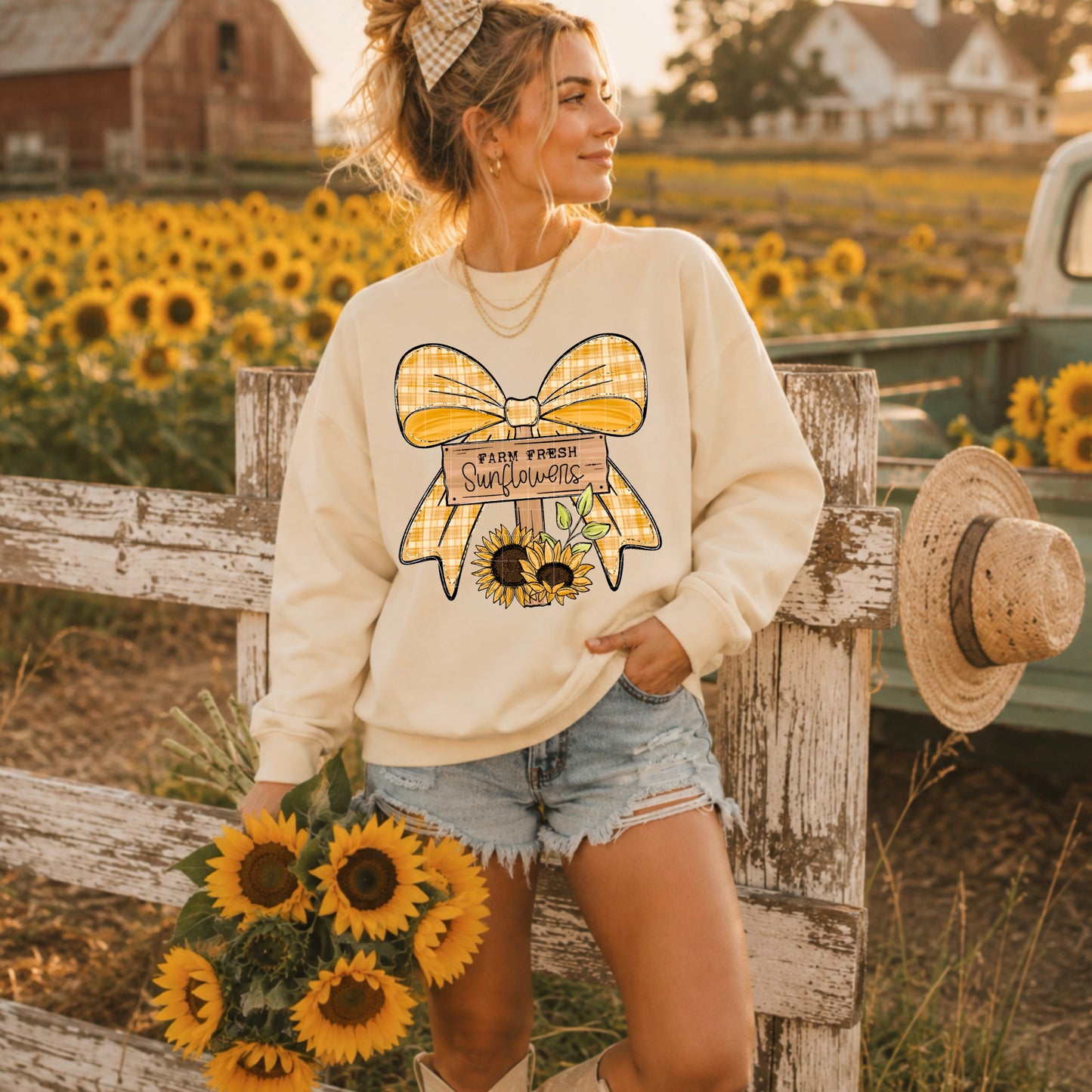 Farm Fresh Sunflowers