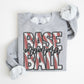 Faux Embroidery Baseball; Momma