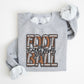 Faux Embroidery Football; Custom