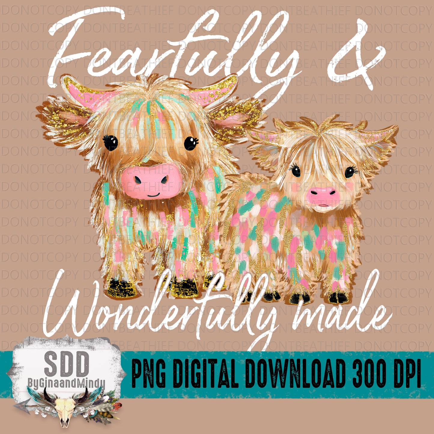Fearfully & Wonderfully Made Highland Cows Bundle