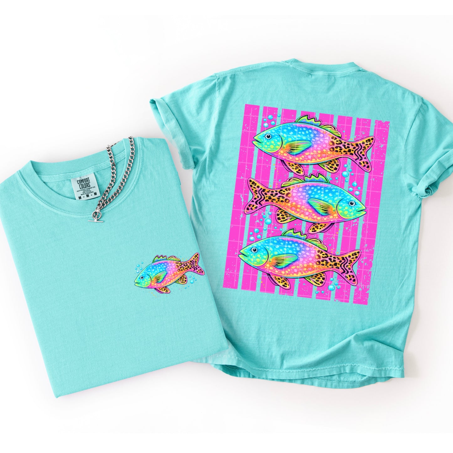 Neon Fishy Bundle (Pocket and Back Design)