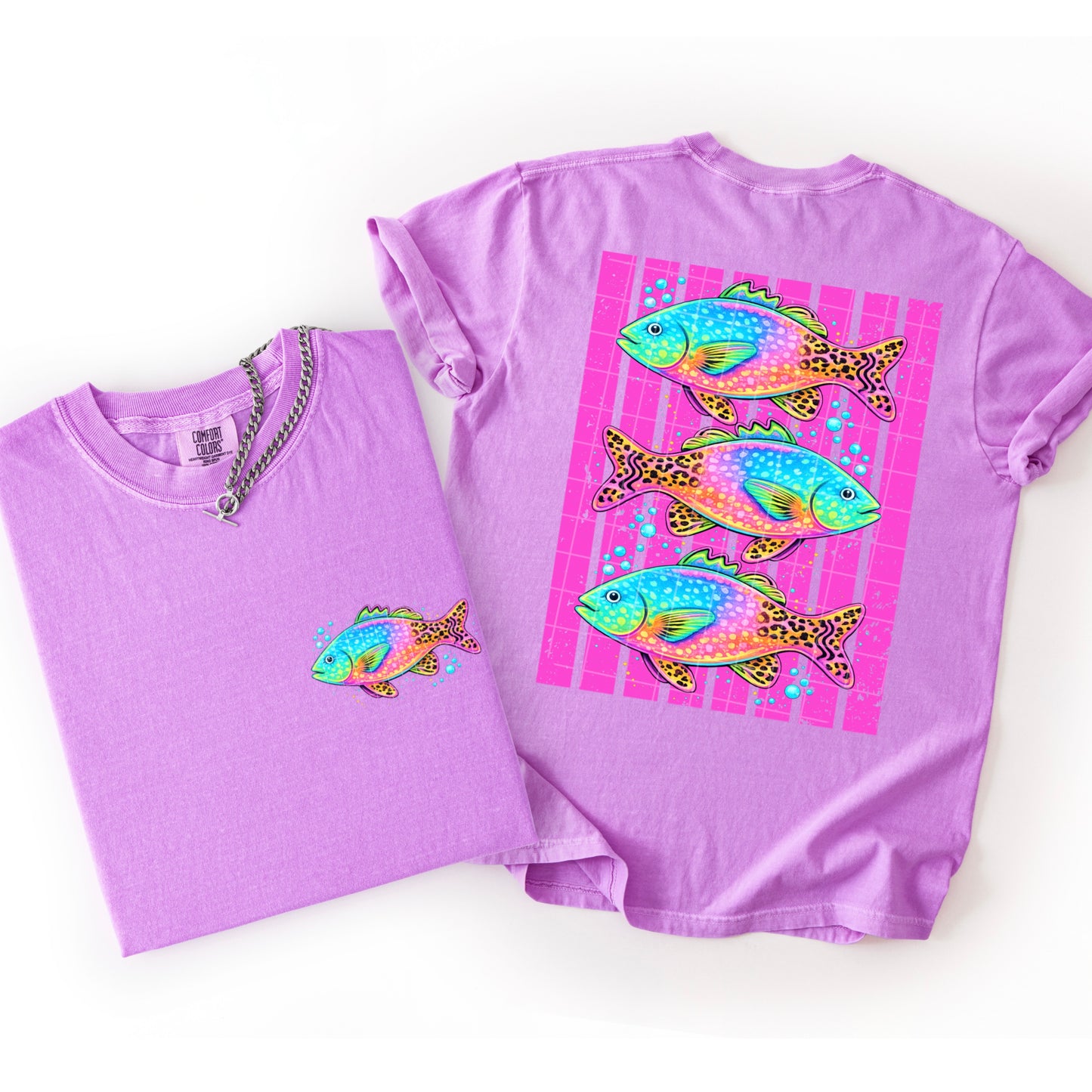 Neon Fishy Bundle (Pocket and Back Design)