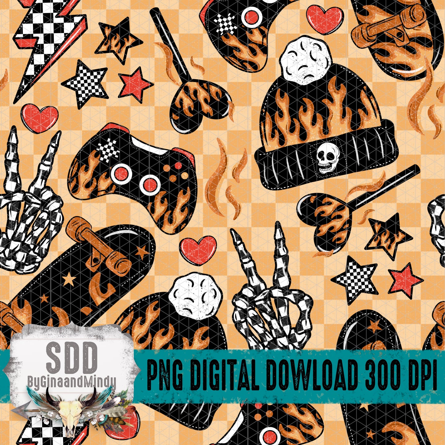 Flame Mode Mashup Seamless Bundle