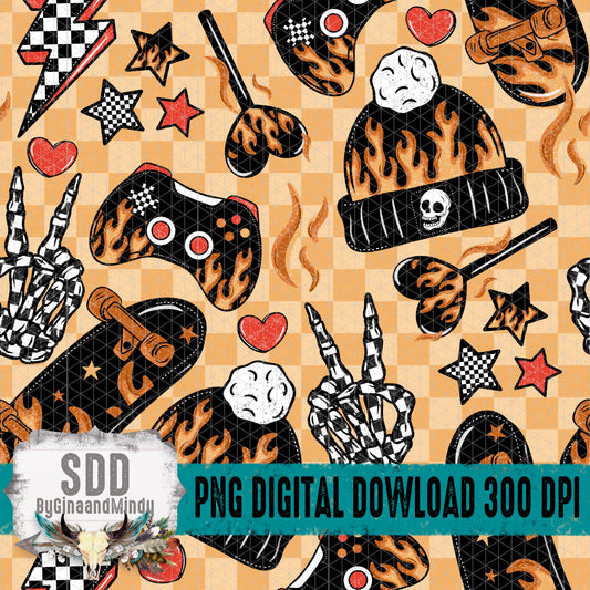 Flame Mode Mashup Seamless Bundle