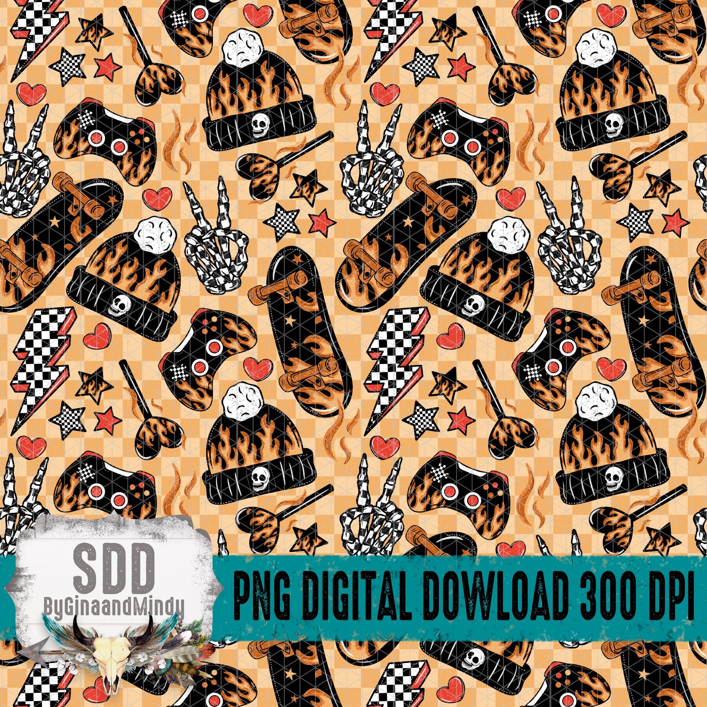 Flame Mode Mashup Seamless Bundle