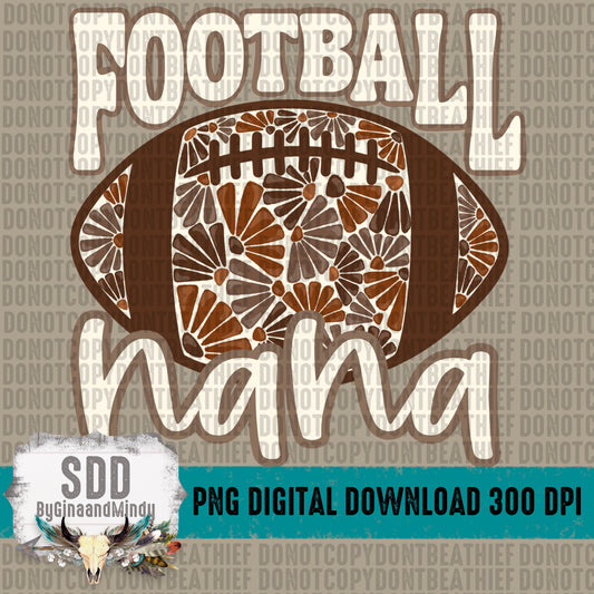 Floral Football Nana