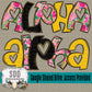 Floral Hearts Doodle Letters (Uppercase, Lowercase, 0-9 Special Characters)