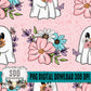 Floral Spring Ghosties Seamless Bundle