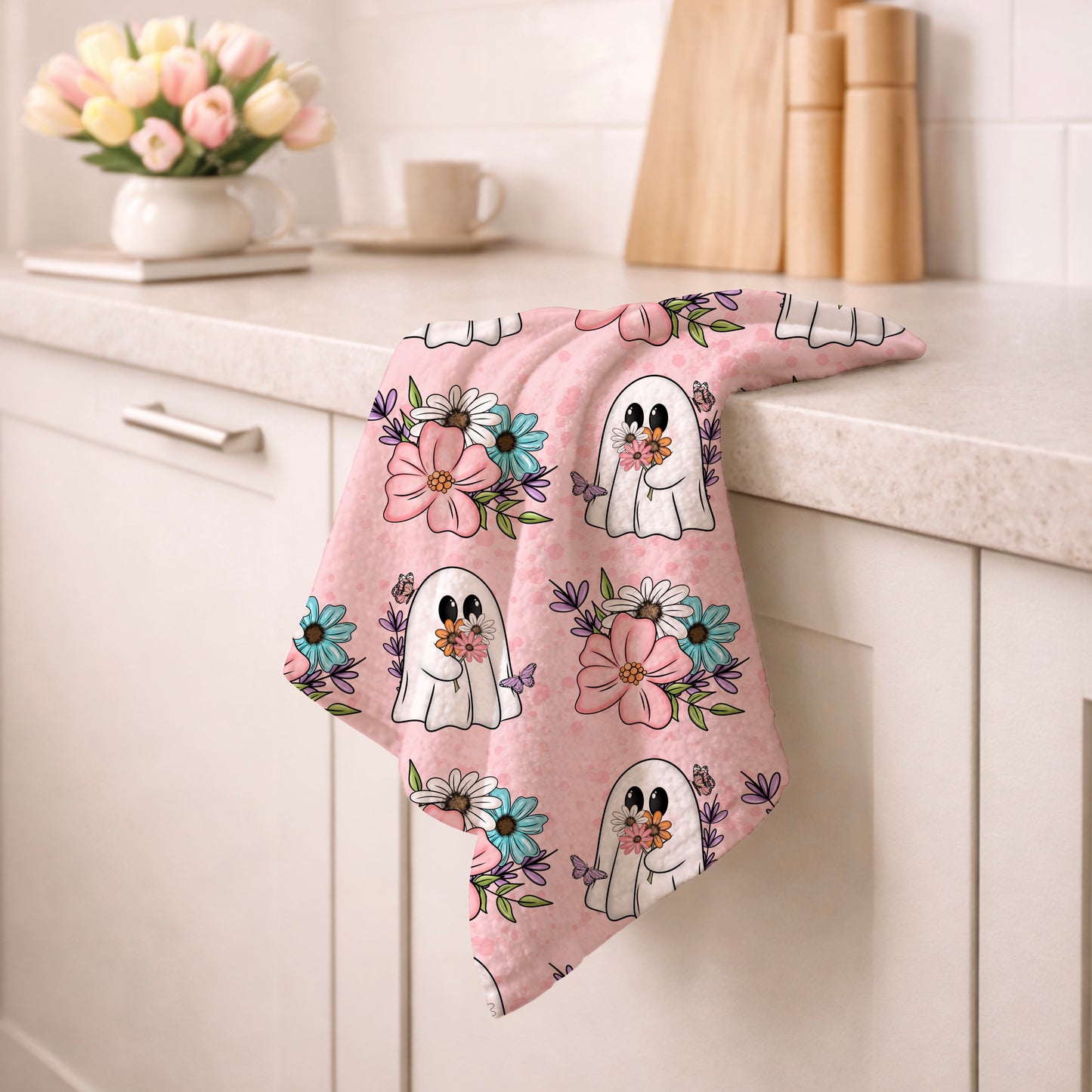 Floral Spring Ghosties Seamless Bundle