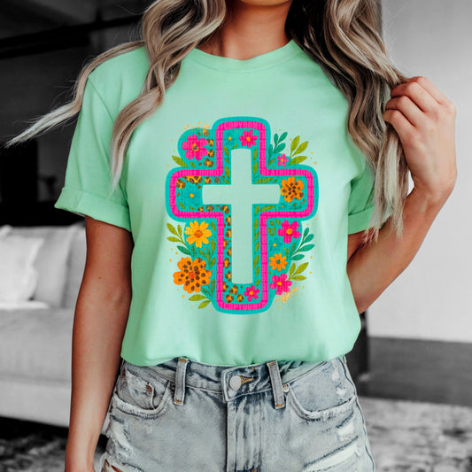 Floral Cross